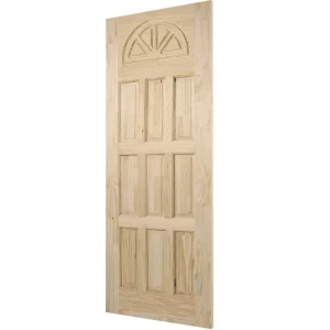 Puerta Solida Pino Radiata TOLEDO 080x2.00 Mts